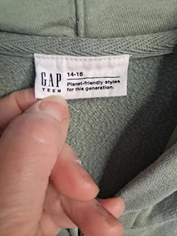 Gap Kids Upstate Hooded Full Zip‎ Sweatshirt Size 14-16